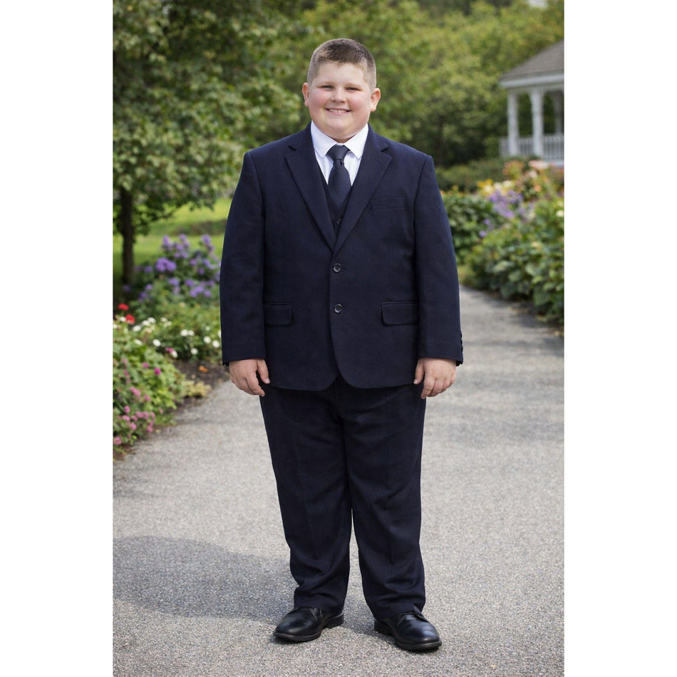 NEW Boys First Holy Communion Suit - Navy 5 Piece w/Garment Bag - Size 18H