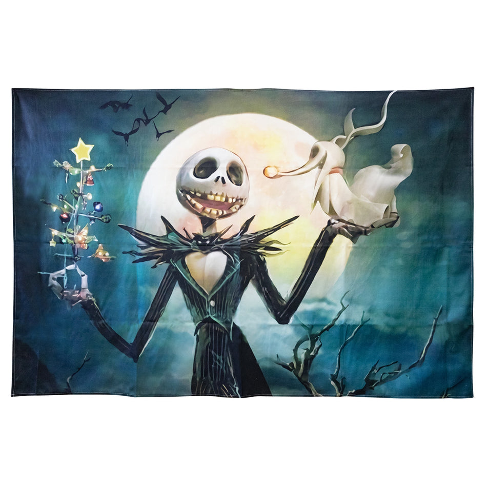 NEW Tapestry - Nightmare Before Christmas Jack Skellington & Zero Wall Art 40"x60"