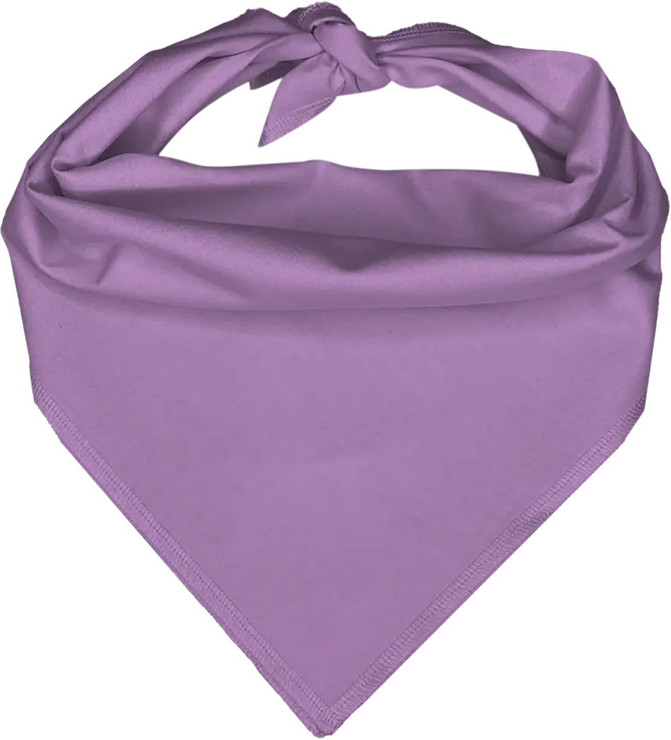 Pet Triangle Solid Bandana, 27X 38X 27, 600Pcs, Lilac,