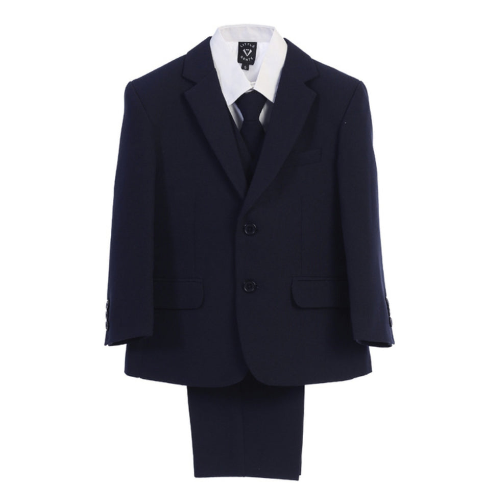 NEW Boys First Holy Communion Suit - Navy 5 Piece w/Garment Bag - Size 14