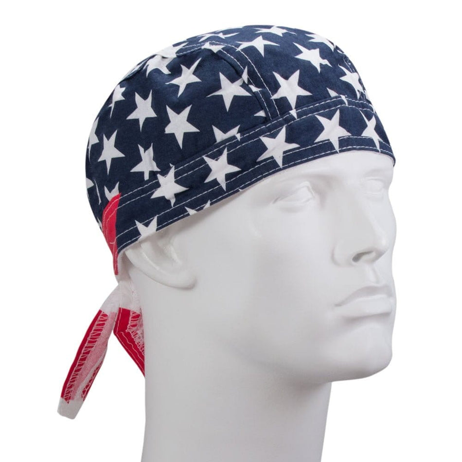 Premium American Flag Doo Rag - 12 pieces