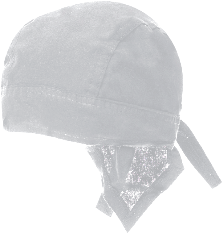 Solid Color Head Wrap - 100% Cotton - Imported - Light Grey, 600pcs/Case